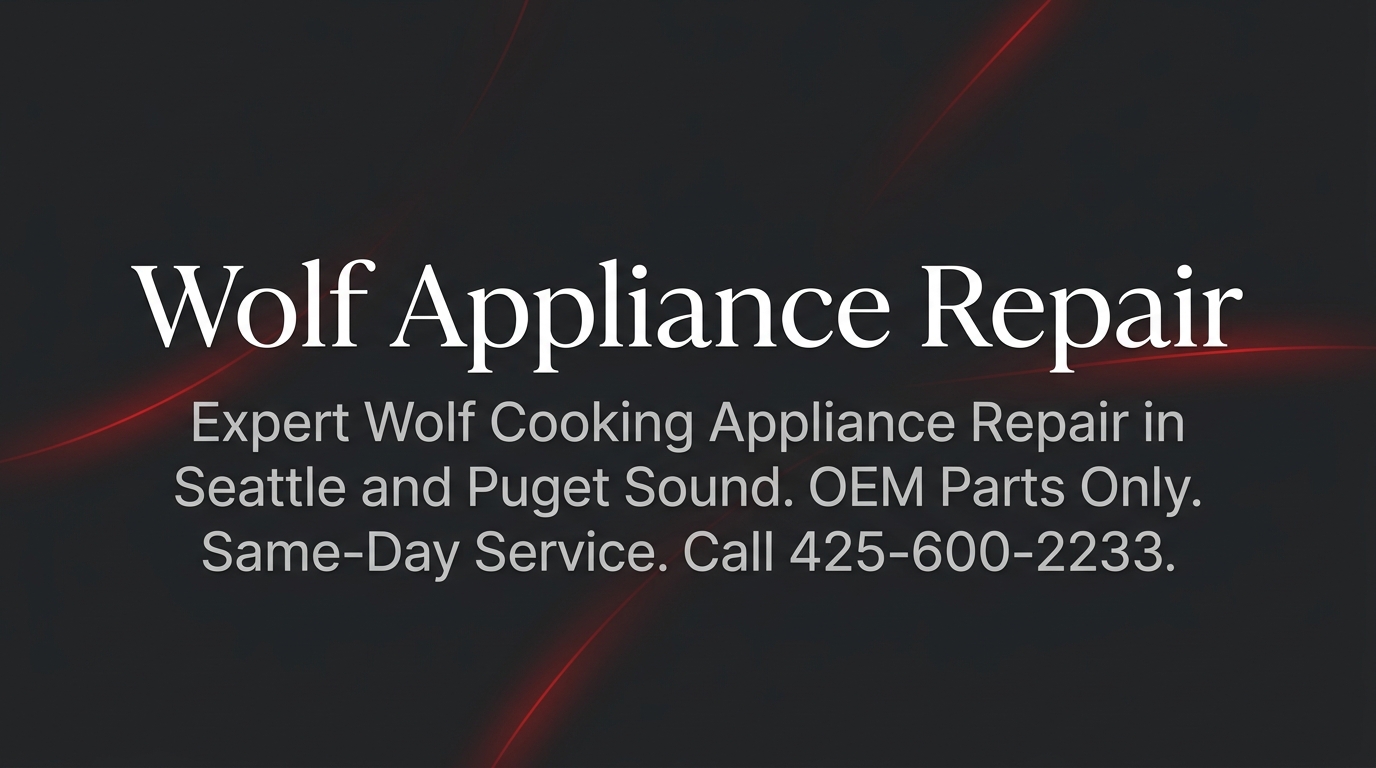 Wolf Appliance Repair website preview